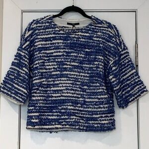 NWT Tibi Chenille Tweed Kimono Sleeve Top XS